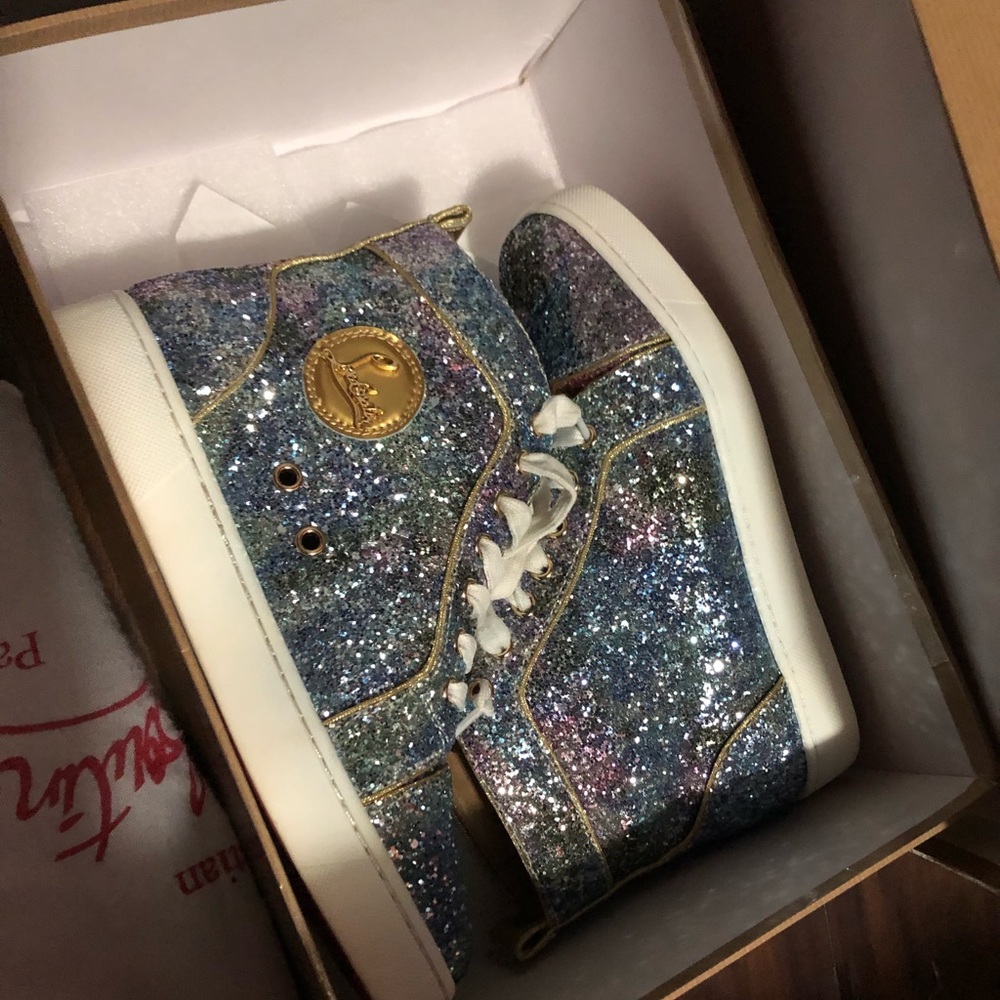 christian louboutin red bottom sneakers